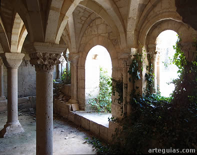 La Sala Capitular del Monasterio de Santa Cruz de la Zarza se encuentra en buen estado de conservaci&oacute;n a pesar del abandono