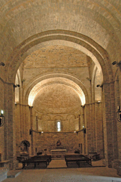 Interior de San Pedro de Siresa