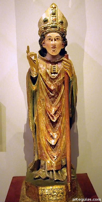 Imagen de San Mart&iacute;n de Tours vestido de obispo