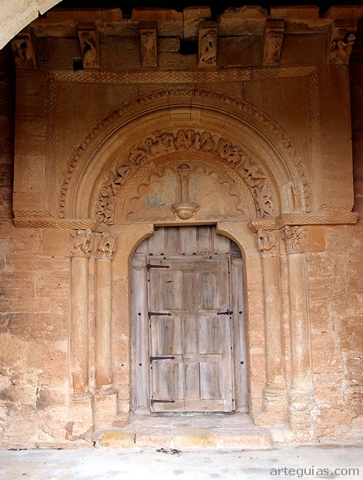 Puerta rom&aacute;nica de la iglesia de Abajas, Burgos