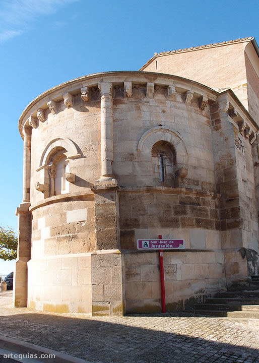 Cabecera de la Iglesia de San Juan de Jerusal&eacute;n de Cabanillas, Navarra