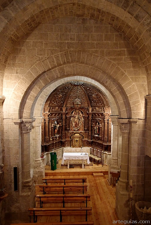 Interior de la iglesia de Pinillos de Esgueva