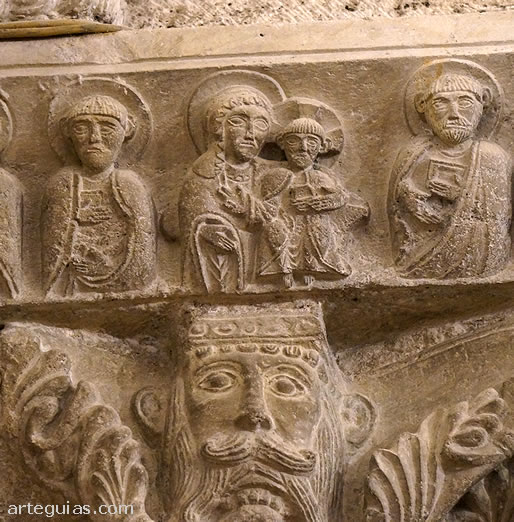 Cimacio con la Virgen y el Ni&ntilde;o