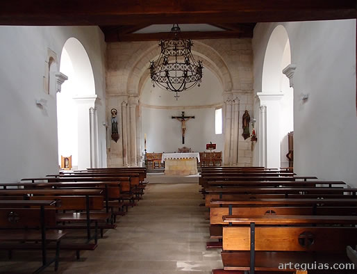 Interior de la iglesia de Priorio