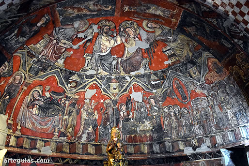 Pinturas del &aacute;bside principal