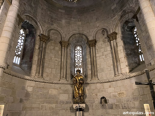 Iglesia de San Esteban de Sos del Rey Cat&oacute;lico, Zaragoza: hemiciclo absidal