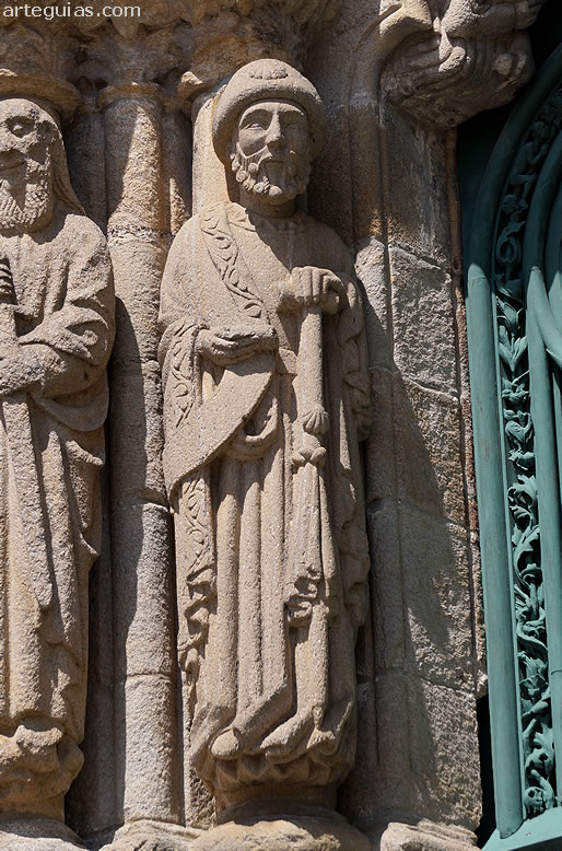 San MArt&iacute;n de Noia: parte del apostolado: Santiago el Mayor