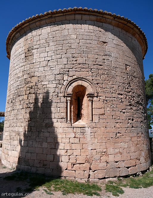 Iglesia de Santa Mar&iacute;a de Siurana: &aacute;bside rom&aacute;nico