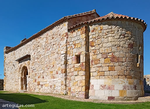 La iglesia de Santiago de los Caballeros de Zamora vista desde el sureste