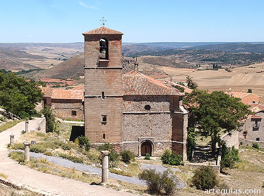 La iglesia atencina de la Trinidad desde el oeste