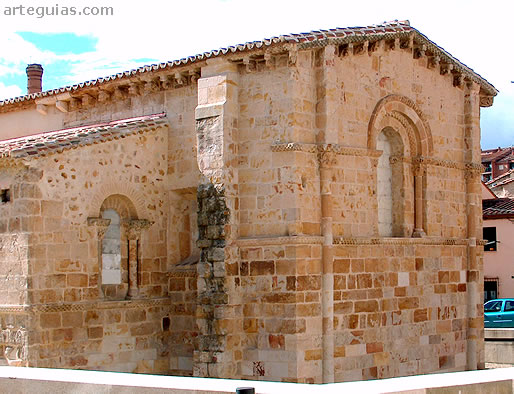 Iglesia de Santo Tom&eacute;, Zamora: cabecera de &aacute;bsides de cierre plano