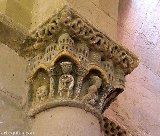 Capitel de la Adoraci&oacute;n de los Reyes Magos