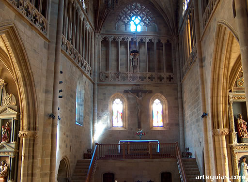 Cabecera de la iglesia de Getaria