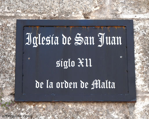Iglesia de San Juan de Ribadavia. Fundaci&oacute;n de la Orden de San Juan de Jerusal&eacute;n o de Malta
