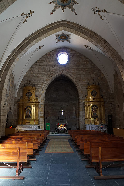Interior de la iglesia de Santa Mar&iacute;a la Nueva, Zamora