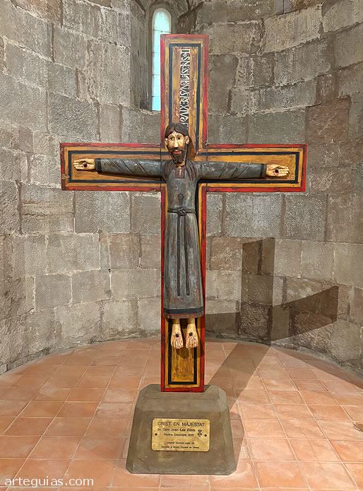 Reproducci&oacute;n de la Majestat que se encuentra en el Museu d'Art de Girona