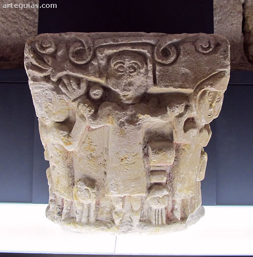 Capitel procedente de la iglesia zamorana de Santa Mar&iacute;a la Nueva