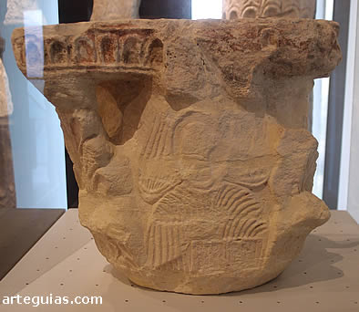 Capitel visigodo de los Evangelistas