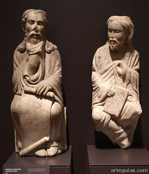 Ap&oacute;stoles del coro del Maestro Mateo de la catedral de Santiago