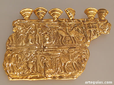 Reproducci&oacute;n de la diadema de Mo&ntilde;es