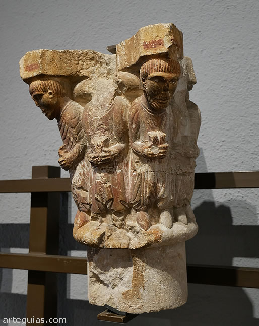 Capitel de monjes de Sant Pere de Camprodon