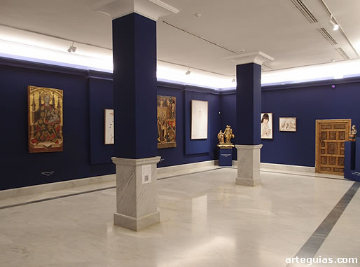 Salas azules dedicadas a la Virgen Mar&iacute;a