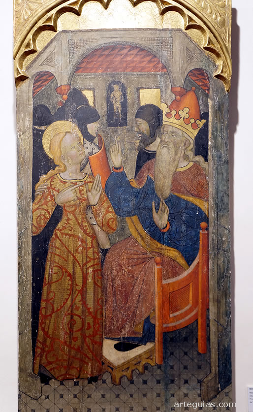 Una de las pinturas de Maestro de Villamediana. Museo Diocesano de Arte Sacro de Palencia