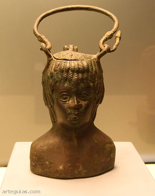 Balsamario - Quemaperfumes de bronce