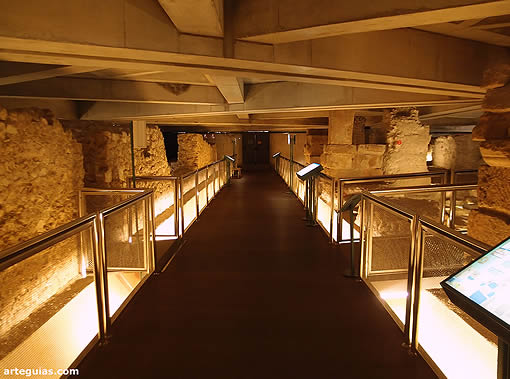 Subterr&aacute;neo del Museo del Foro de Caesaraugusta