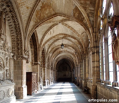 Panda del claustro superior de la catedral de Burgos