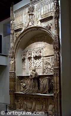 Sepulcro de Juan de Padilla. Museo de Burgos