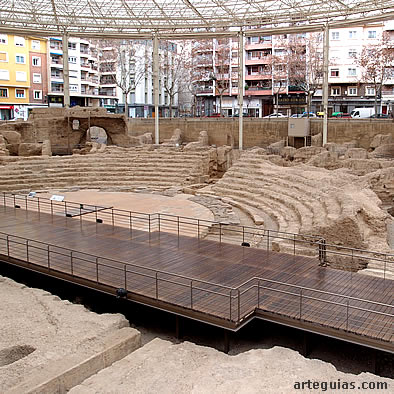 Otra vista del Teatro de Caesaraugusta