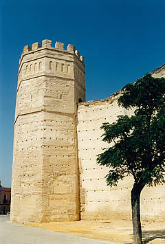 Torre almohade del Alc&aacute;zar de Jerez