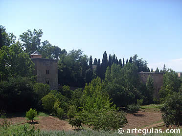 La Torre de las Infantas en la Alhambra de Granada