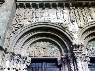 Puerta de las Plater&iacute;as de la Catedral de Santiago