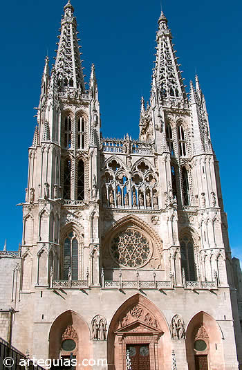 Fachada de la catedral de Burgos