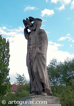 Estatua de Do&ntilde;a Jimena en Burgos