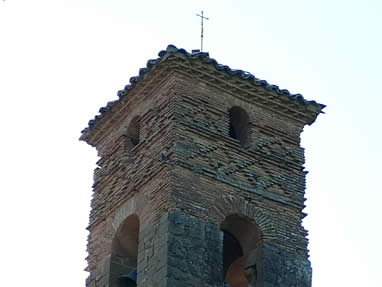 Detalle del campanario mud&eacute;jar