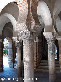 Columnas visigodas en la Iglesia del Cristo de la Luz de Toledo