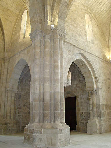 Interior del monasterio de Retuerta