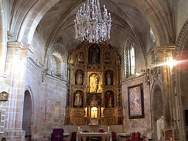 Interior del Monasterio de la Magdalena de Sarria