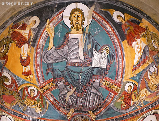 El famoso Cristo de Ta&uuml;ll, joya de la pintura rom&aacute;nica espa&ntilde;ola y europea
