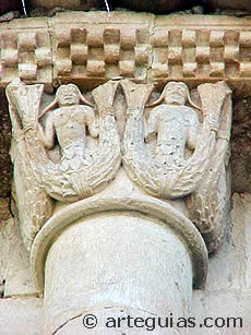 Capitel absidal de San Miguel de Fuentidue&ntilde;a