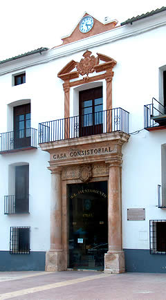 Fachada del Ayuntamiento de Utiel