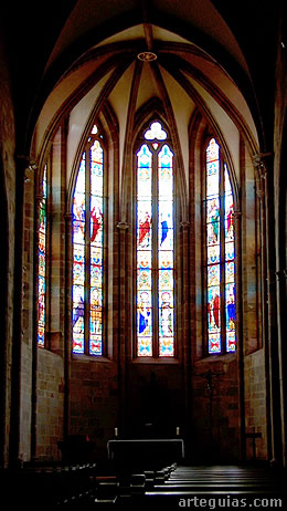 Interior de la iglesia de San Severino de Balmaseda