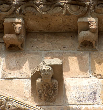 Canecillos rom&aacute;nicos. Ba&ntilde;ares