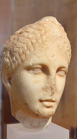 Cabeza de Diana. Museo de Sagunto