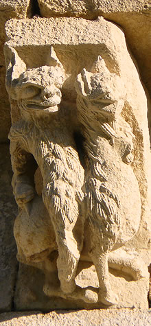 Canecillo. Ermita de Escobados de Abajo