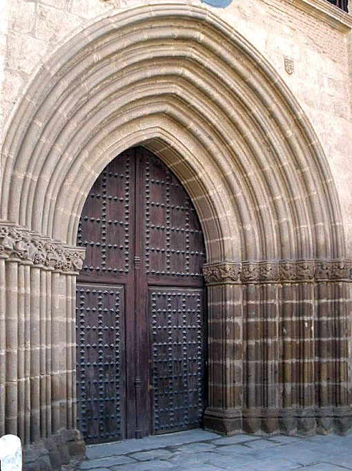 Portada de la Colegiata de Talavera de la Reina