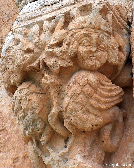 Capitel de la iglesia de Grijalba